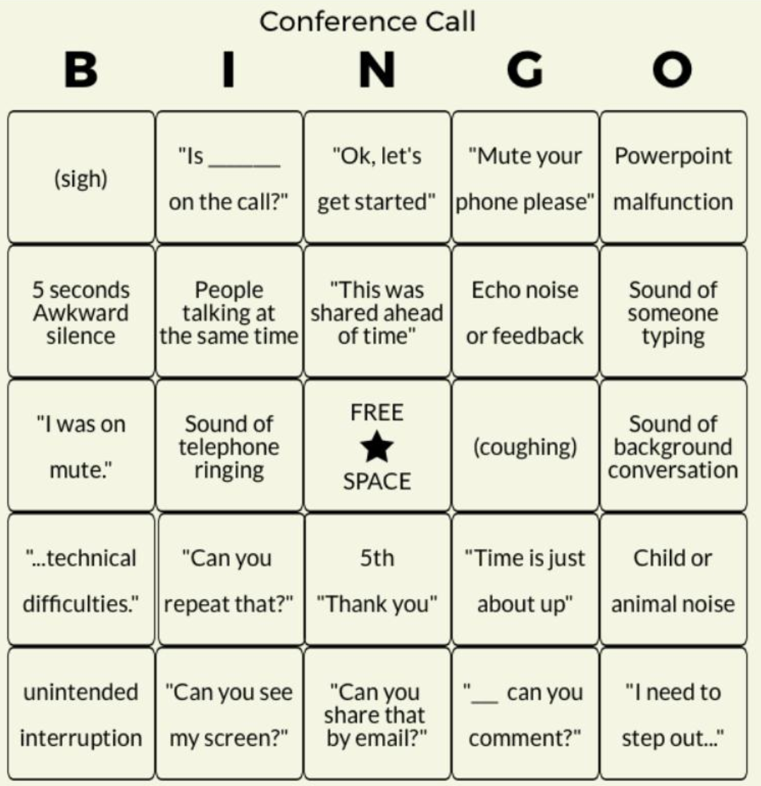Conference bingo