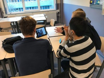 Tijdens het scholenproject Skypen Northgo leerlingen dagelijks met Indiase leeftijdgenoten